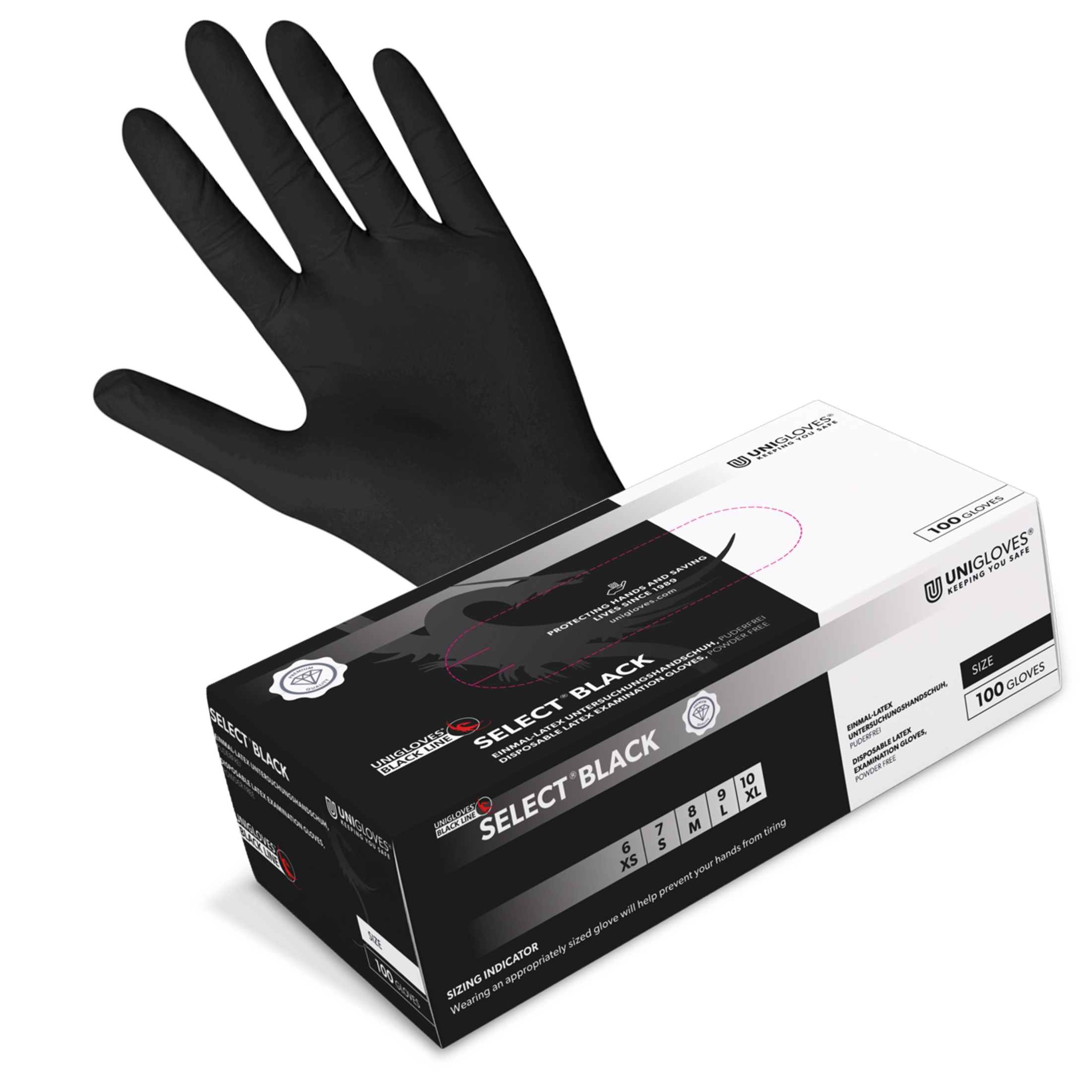 Handschuhe Premium Black 100 Stück