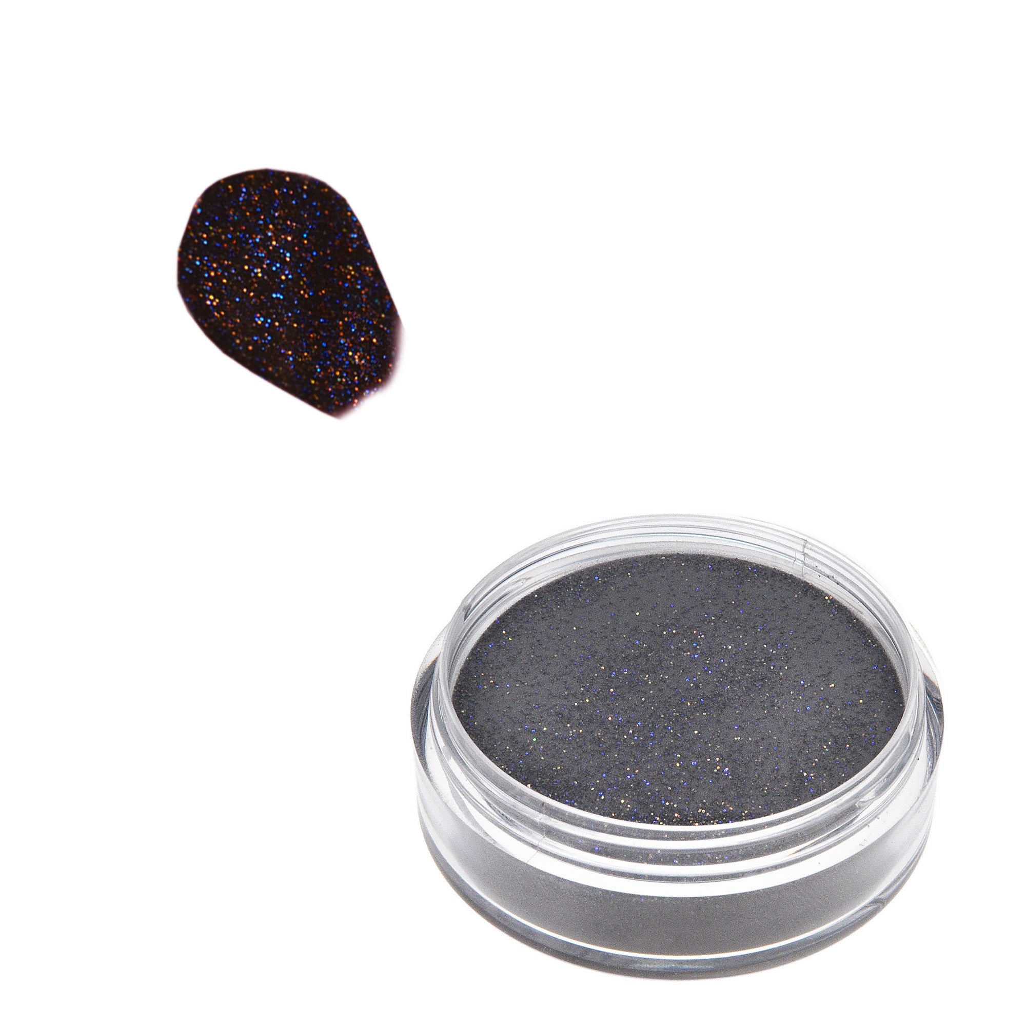 Acryl Pulver 10 g. - Black-Glitter