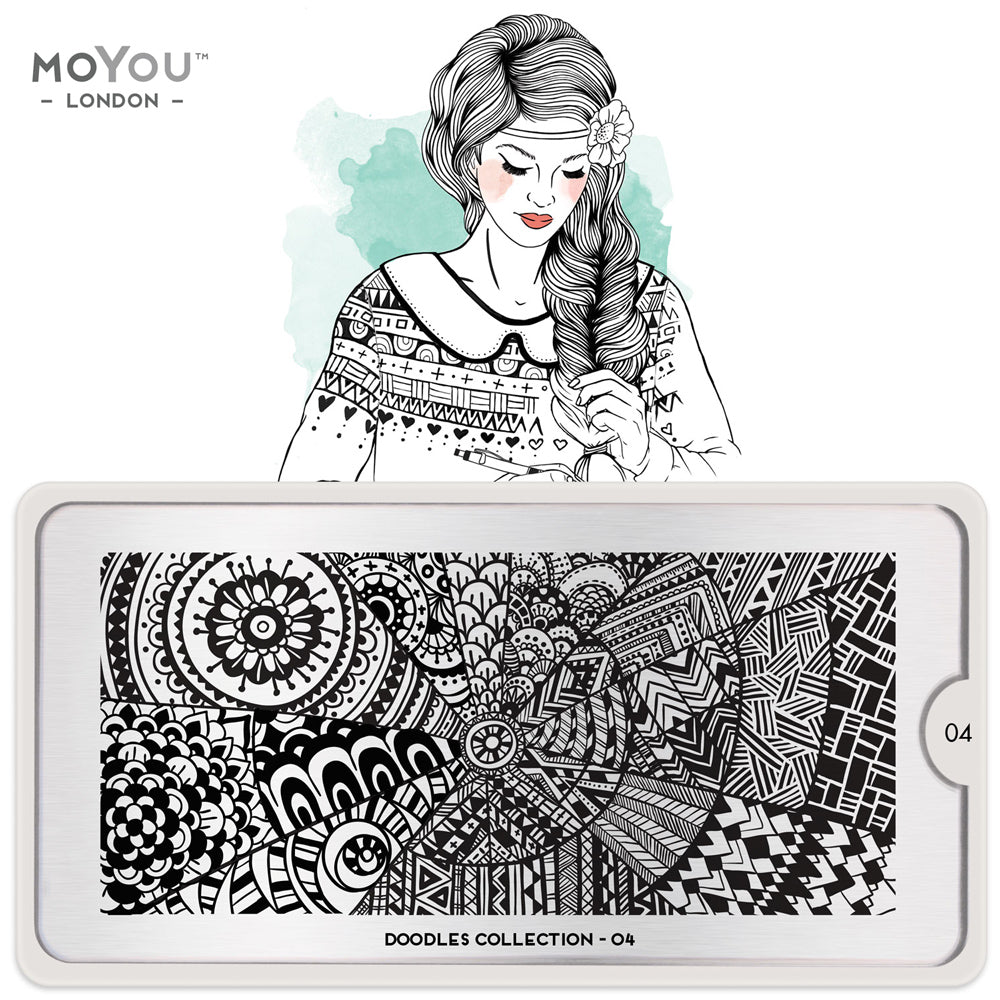 MoYou Stamping Plate Doodles 04