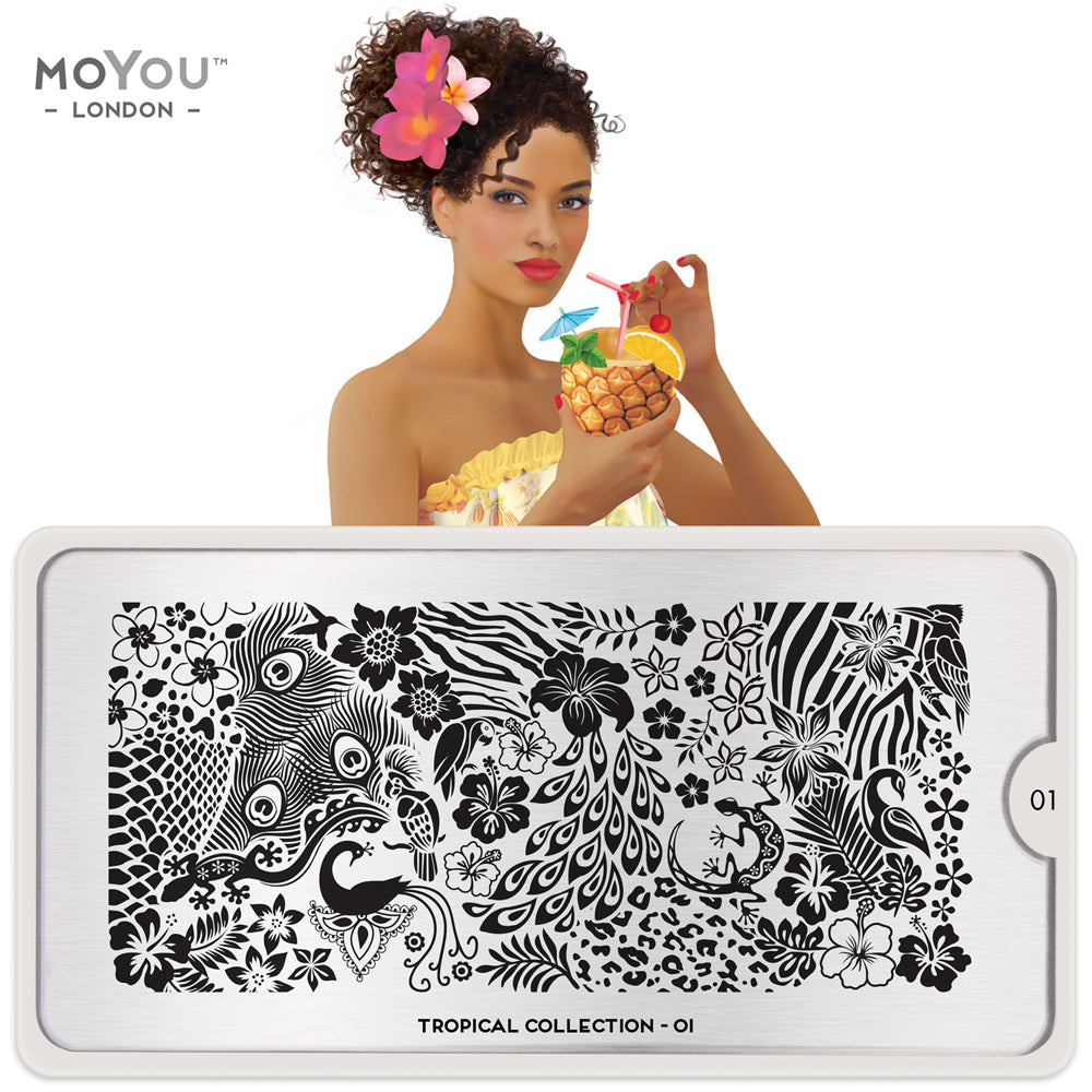 MoYou Stamping Plate Tropical 01