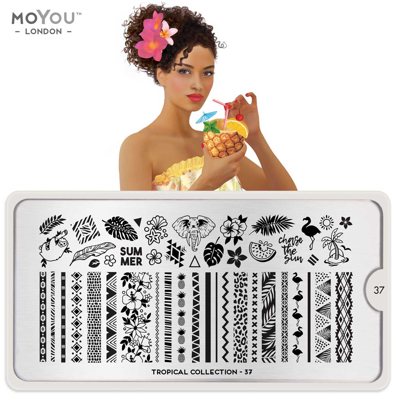 MoYou Stamping Plate Tropical 37