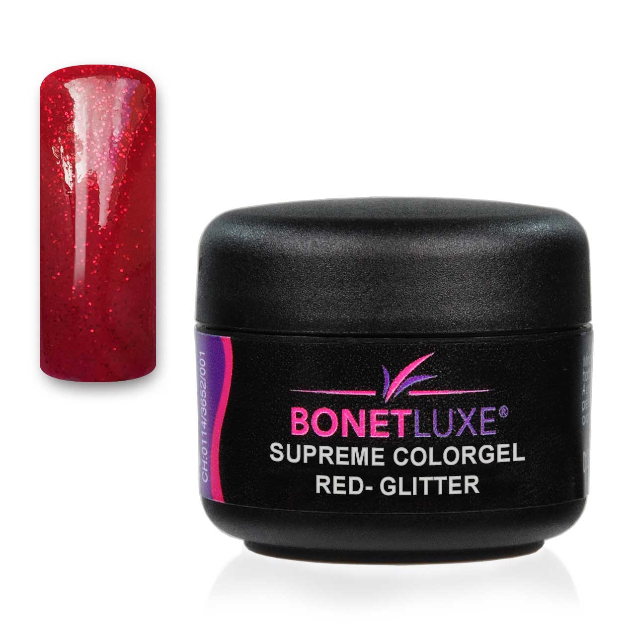 Supreme Colorgel Red-Glitter