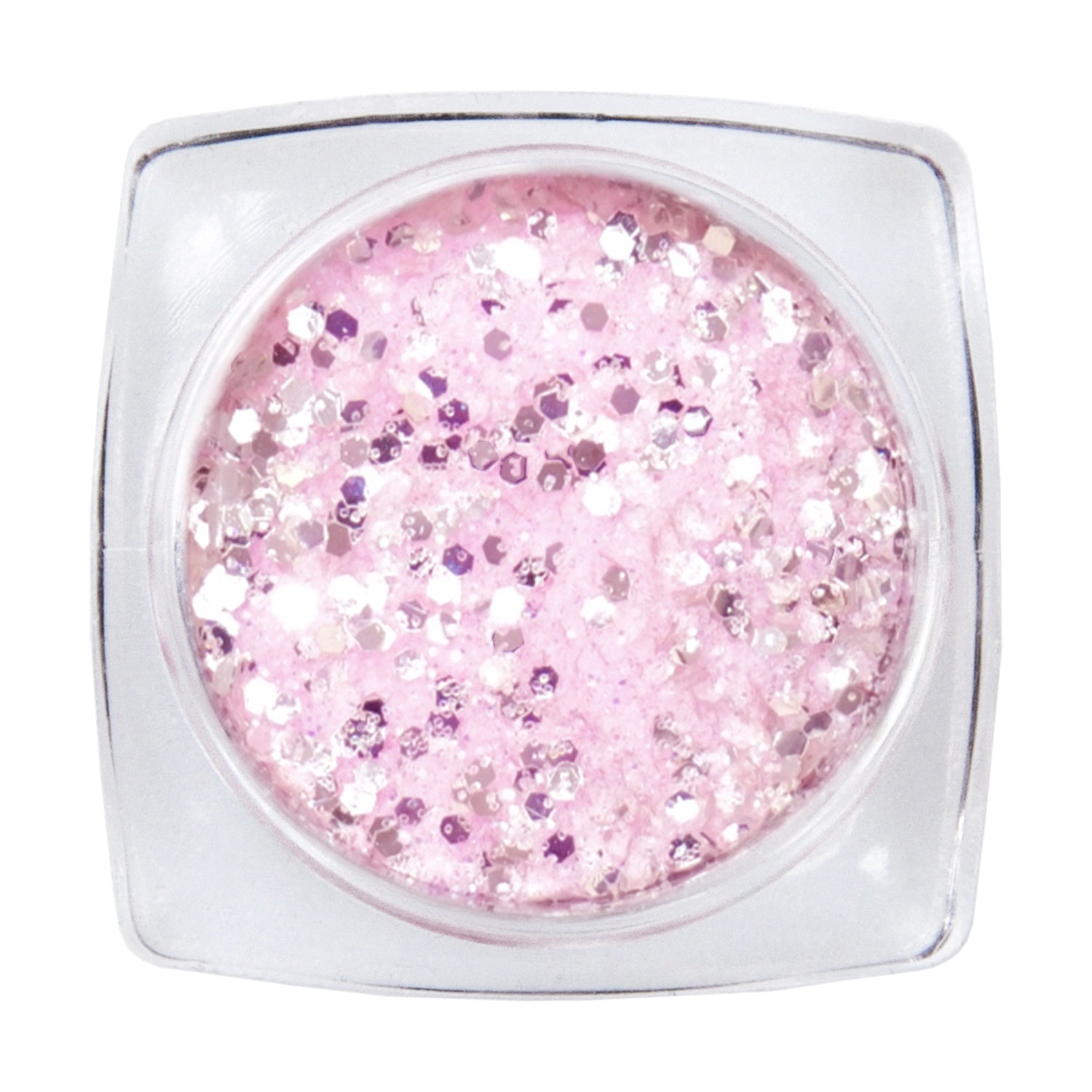 Nailart Glitter Diamond Pink