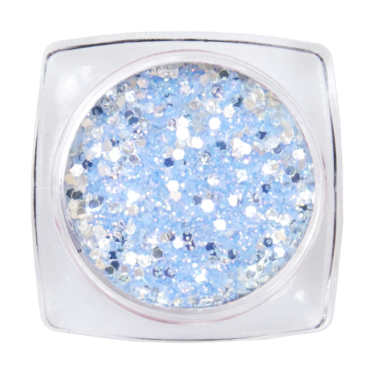 Nailart Glitter Diamond Blue