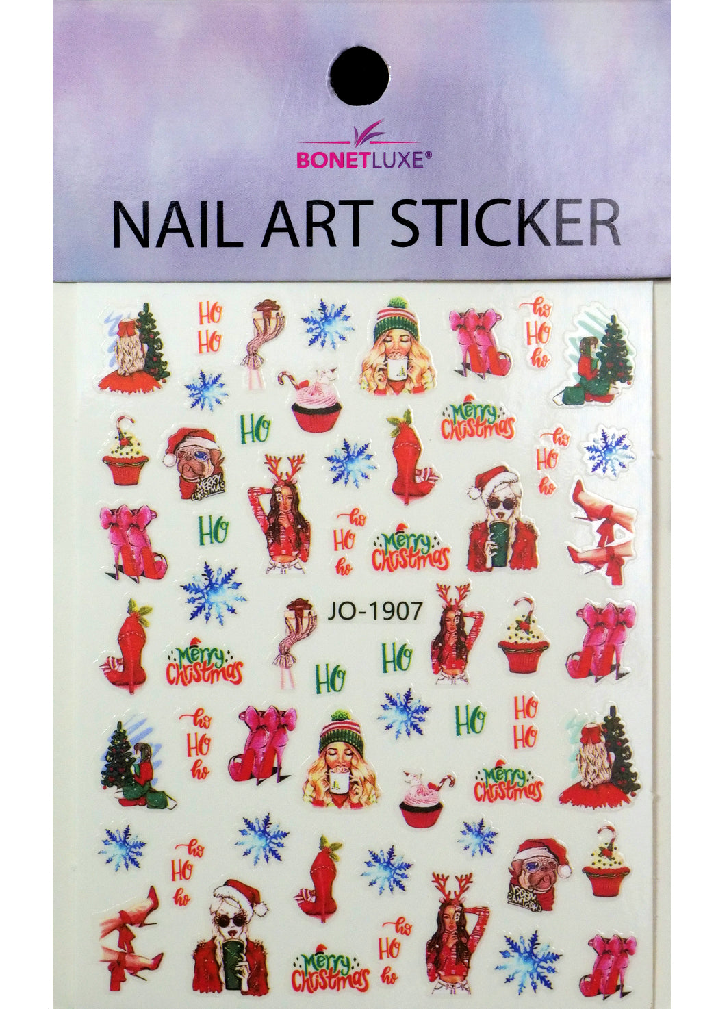 Nail Sticker Merry Christmas 1