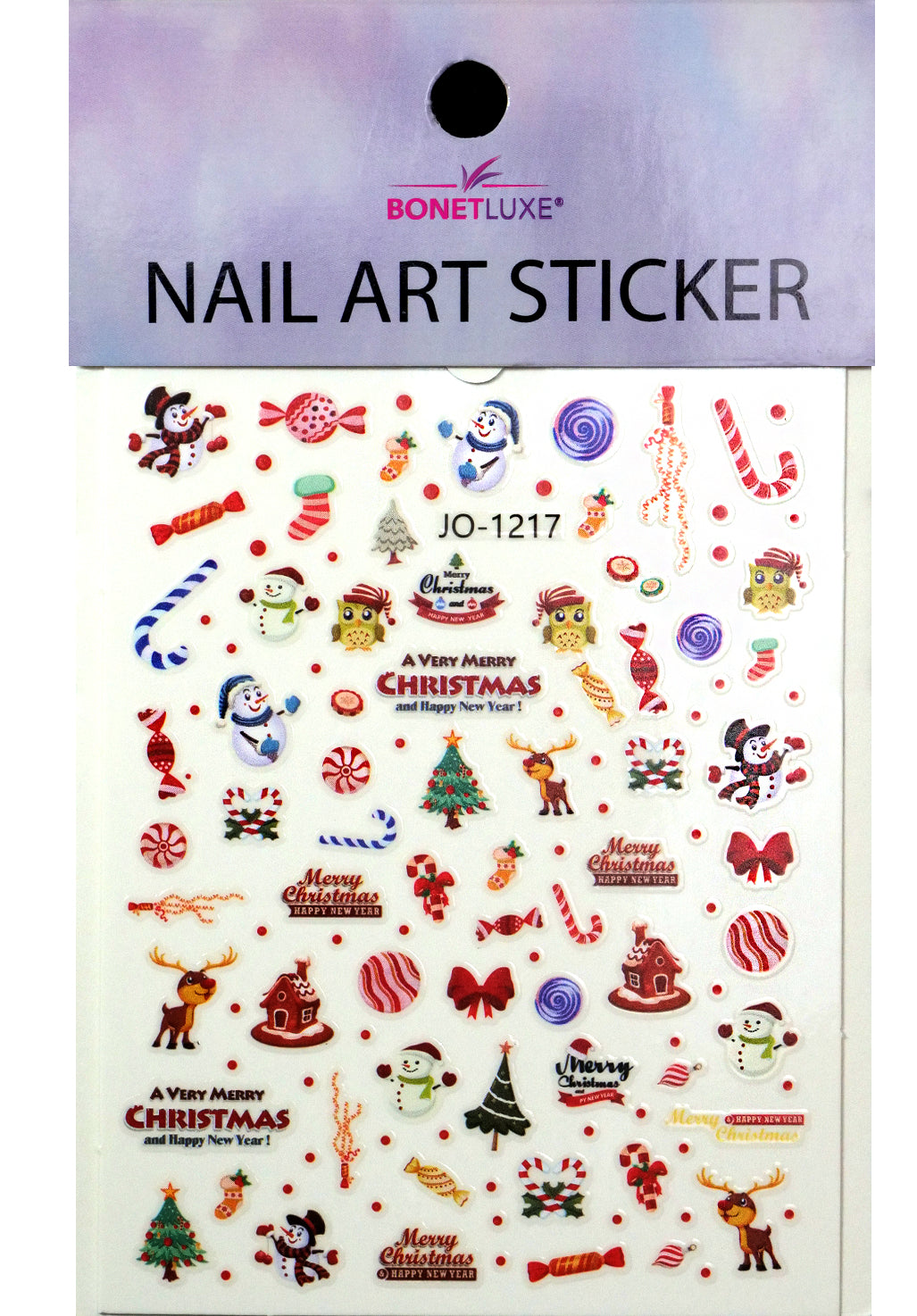 Nail Sticker Merry Christmas 3