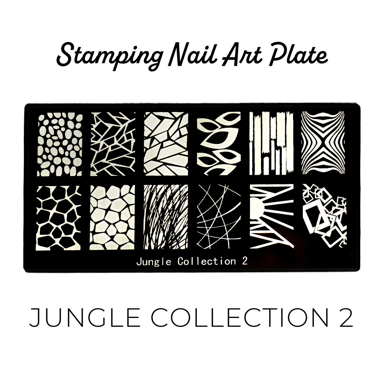 Bonetluxe Stamping Plate Jungle Collection 2