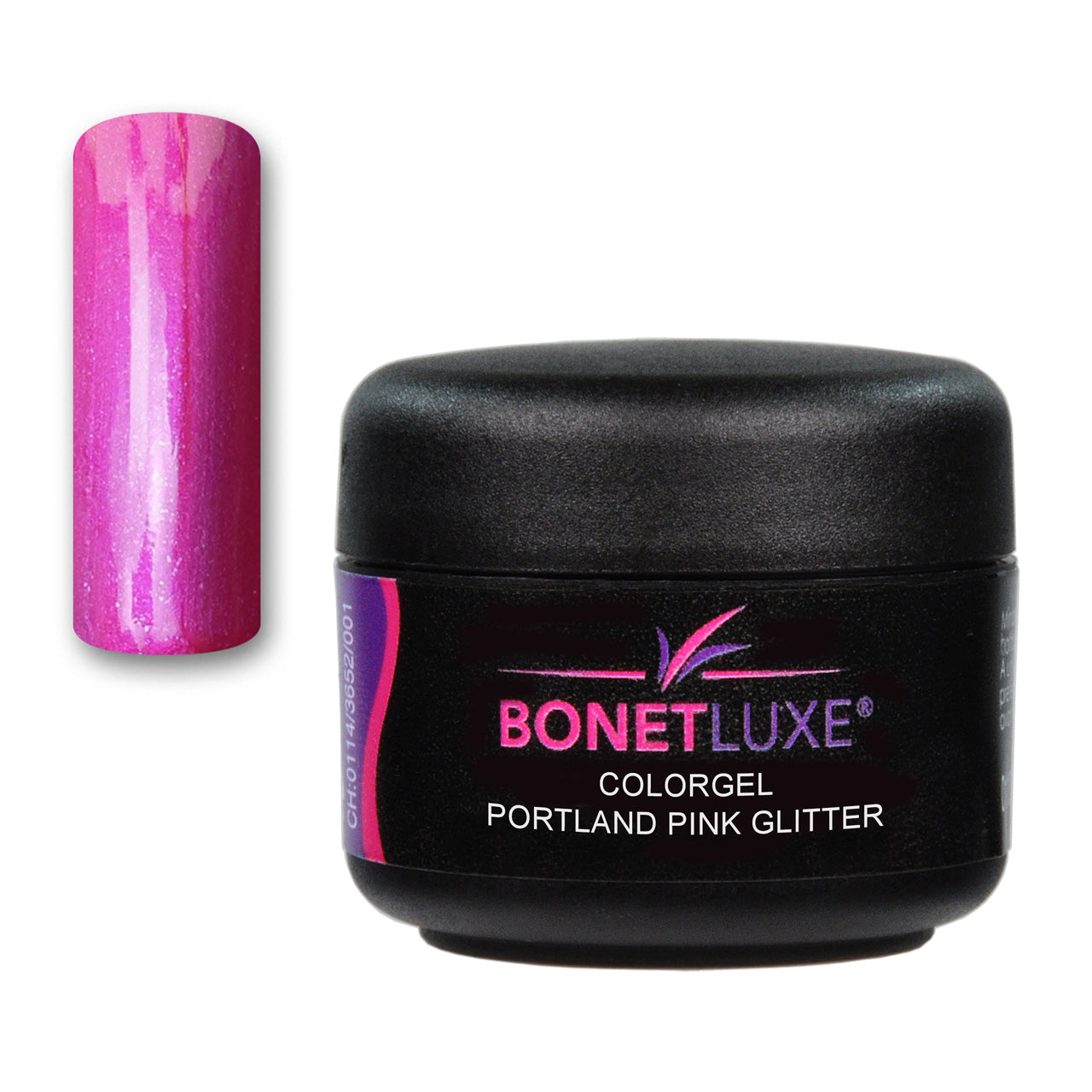 Bonetluxe Colorgel Portland Pink Glitter