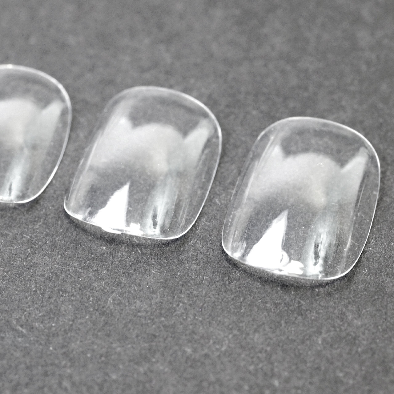 Soft Gel Nail Tips Short Rounded Square Shape 500 in Tipbox
