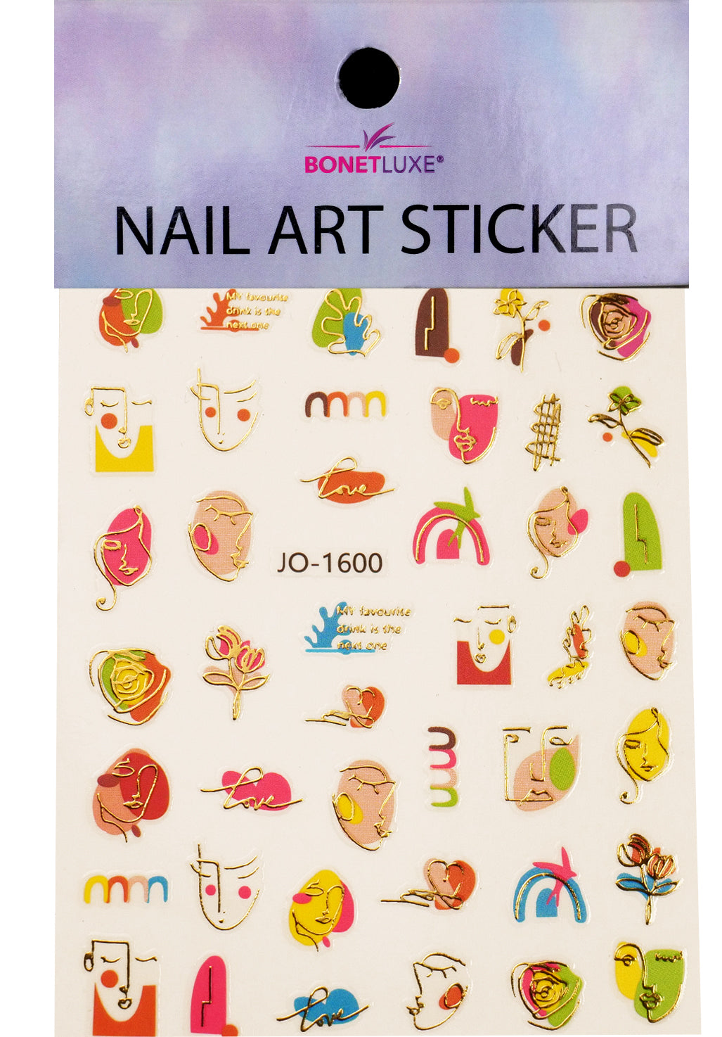 Nail Sticker Girl Face