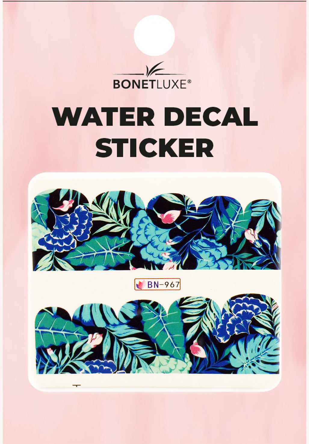 Water Decal Flowers 3